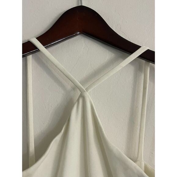 Hutch Dress 4 Kalyn Halter Fringe Skirt Ivory Embroidered Stretch Anthropologie - Picture 6 of 10